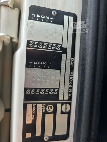 Trator de grande volume DAF XF 480 SSC, Traxon, Standklima, Klima-Automat