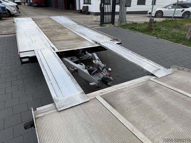 Príves na prepravu áut  Kegger KG 30.48S 4,8m Kippanhänger Auffahrrampe