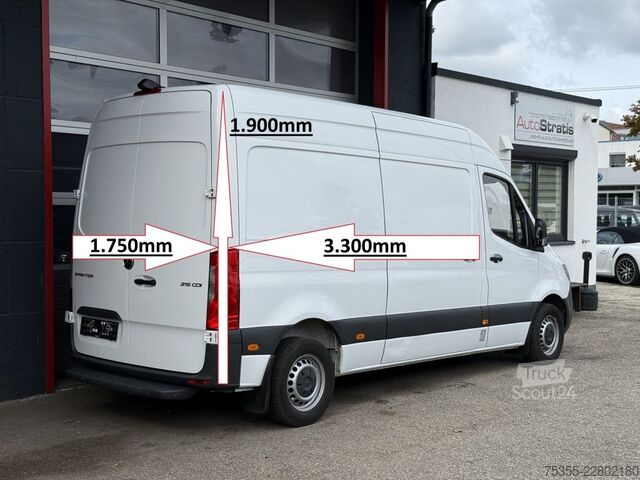 Dodávka s vysokou strechou MERCEDES-BENZ Sprinter 215 CDI L2H2 Klima 7MBUX Orig.