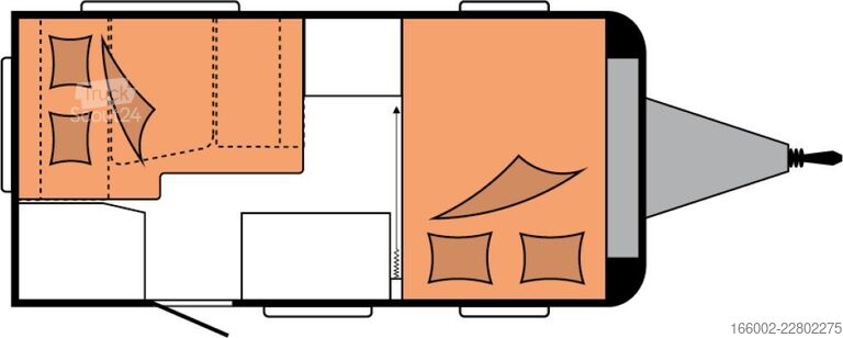 Caravane HOBBY OnTour 390 SF 1.500 kg Gesamtgewicht