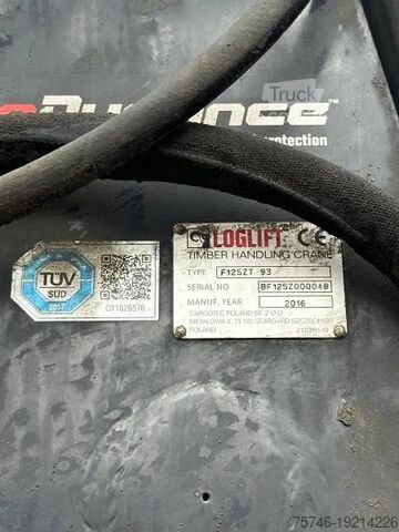 Crane arm Loglift F 125 ZT 93 Kurzholzkran Bj 2016