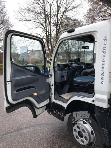 Vagon cu cutii frigorifice Mitsubishi FUSO 7C18, Lamberet Tiefkühlkoffer, LBW,  Motor...