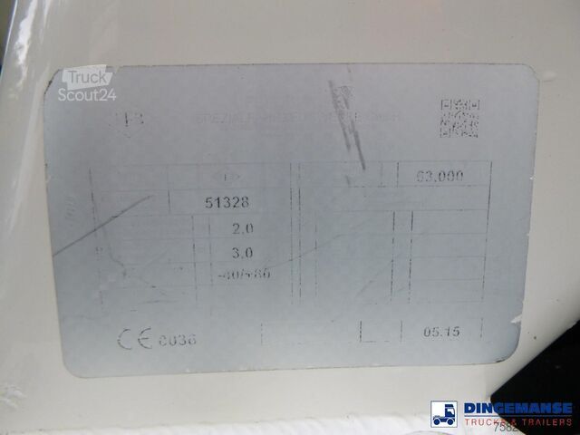 Rezervoar Feldbinder Powder tank alu 63 m3 (tipping)
