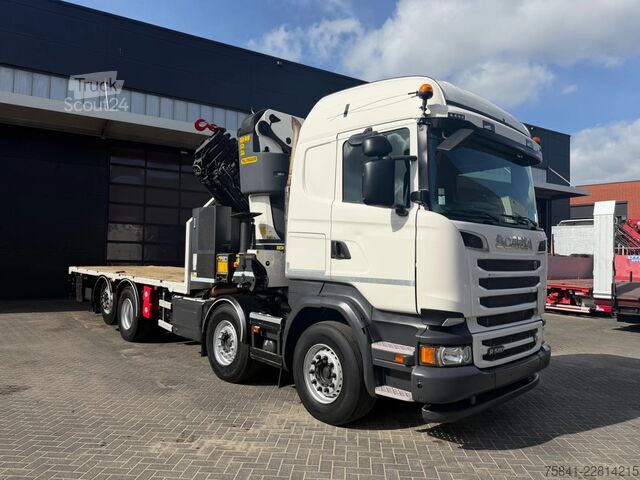 Žeriavové vozidlo Scania R 580 V8 8x2 Palfinger PK 63002-EH G
