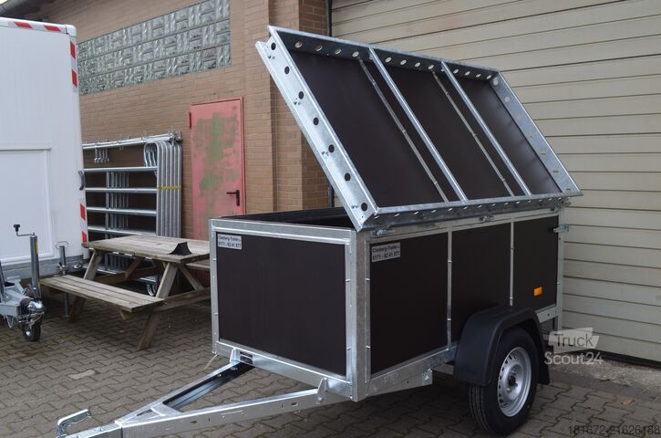 Box trailer VDM NEU 750 Kg Deckelanhänger Camping Angel