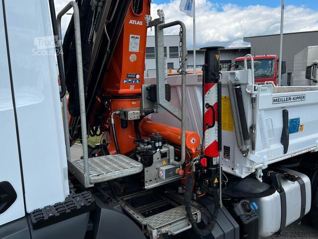 Trostrani kiperski kamion MERCEDES-BENZ Arocs 2135 Kipper/Kran Atlas AK 135/Funk/107 tkm