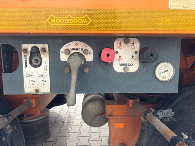 Darba platformas puspiekabe NOOTEBOOM OVB-75-5Achser 4Lenk*1Lift*Ballast*Counterweight