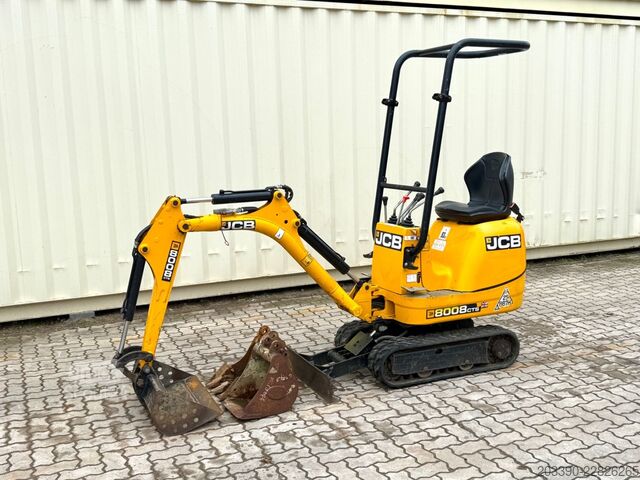 Mini ekskavatorius JCB 8008 CTS / 2021 BJ / 623 H / 3 x Löffel