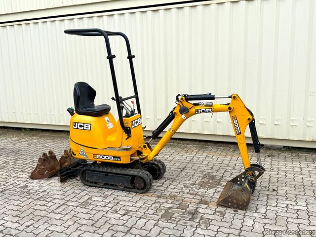 Mini ekskavatorius JCB 8008 CTS / 2021 BJ / 623 H / 3 x Löffel