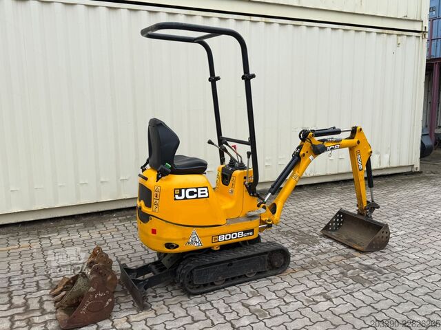 Mini ekskavatorius JCB 8008 CTS / 2021 BJ / 623 H / 3 x Löffel
