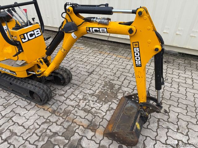 Mini ekskavatorius JCB 8008 CTS / 2021 BJ / 623 H / 3 x Löffel