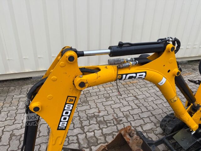 Mini ekskavatorius JCB 8008 CTS / 2021 BJ / 623 H / 3 x Löffel