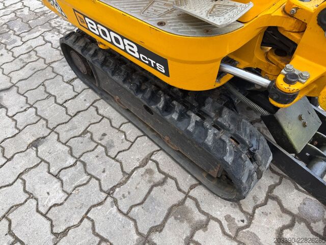 Mini ekskavatorius JCB 8008 CTS / 2021 BJ / 623 H / 3 x Löffel
