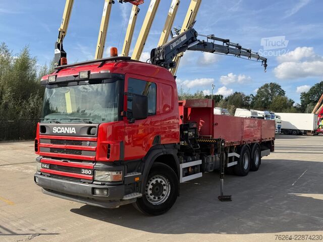Plateau de chargement Scania P114-380 6x4 + HIAB 220 x5