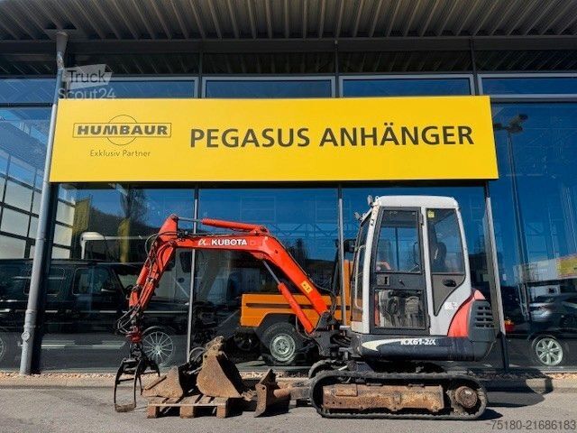 Miniexcavadora KUBOTA KX 61-2 alpha Kompaktbagger Bagger 2,6t.