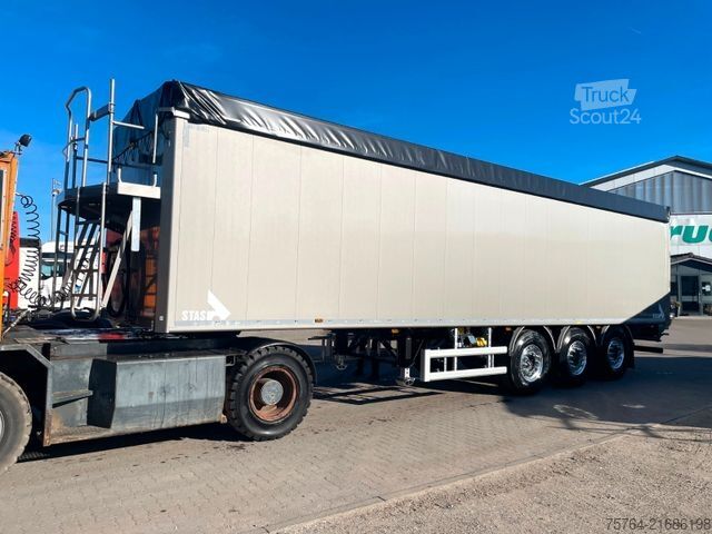 Semirremolque con piso móvil STAS 60m³ Schubboden/Agrar/Farm/Funk/Auch Miete!