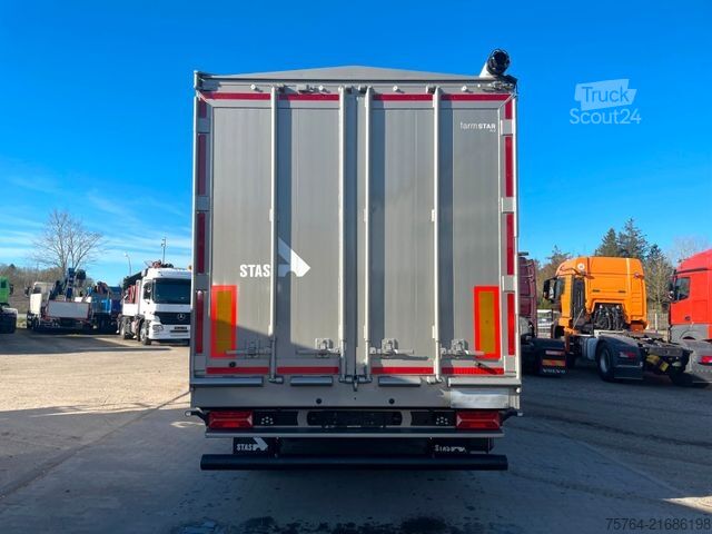 Semirremolque con piso móvil STAS 60m³ Schubboden/Agrar/Farm/Funk/Auch Miete!
