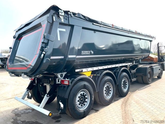 Kipper Auflieger SCHMITZ CARGOBULL 25m² Stahlkipper mit E-Verdeck/ Auch Miete!