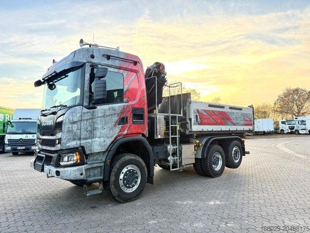 Кран, монтиран на камион SCANIA G 500 XT 6x4*4 | Palfinger PK 18002-EH | Kipper