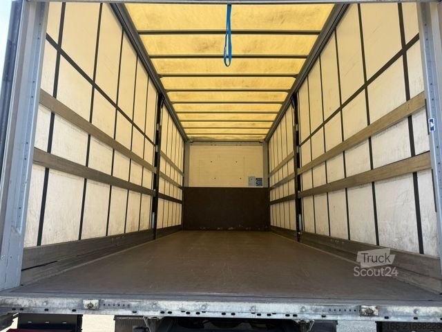 LKW mit Pritsche & Plane MERCEDES-BENZ ACTROS 1832 L TAUTLINER 7,40 m LBW 1,5 T