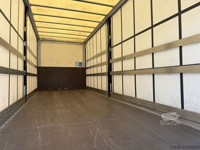 LKW mit Pritsche & Plane MERCEDES-BENZ ACTROS 1832 L TAUTLINER 7,40 m LBW 1,5 T