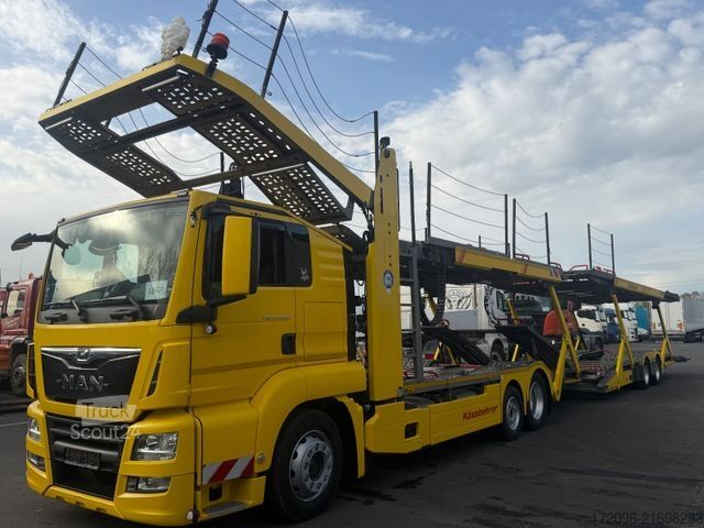 Camión portacoches MAN TGS 23.460 + Kässbohrer Supertrans PRO, Winde