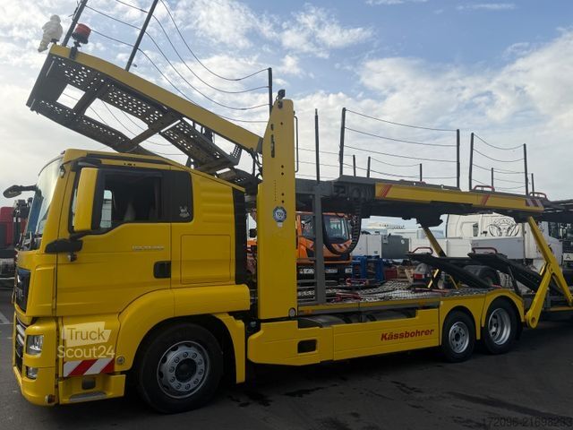 Camión portacoches MAN TGS 23.460 + Kässbohrer Supertrans PRO, Winde
