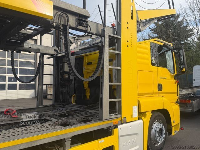 Camión portacoches MAN TGS 23.460 + Kässbohrer Supertrans PRO, Winde