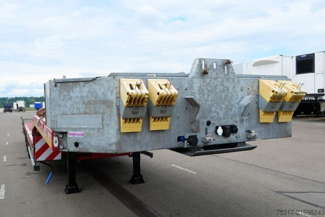 Dieplader oplegger FAYMONVILLE MAX TRAILER  AZB 4500 mm /LENKACHSE /BPW/CONTAIN