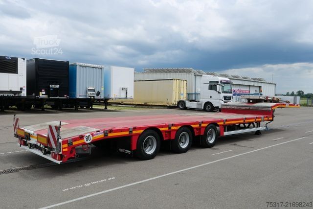 Dieplader oplegger FAYMONVILLE MAX TRAILER  AZB 4500 mm /LENKACHSE /BPW/CONTAIN