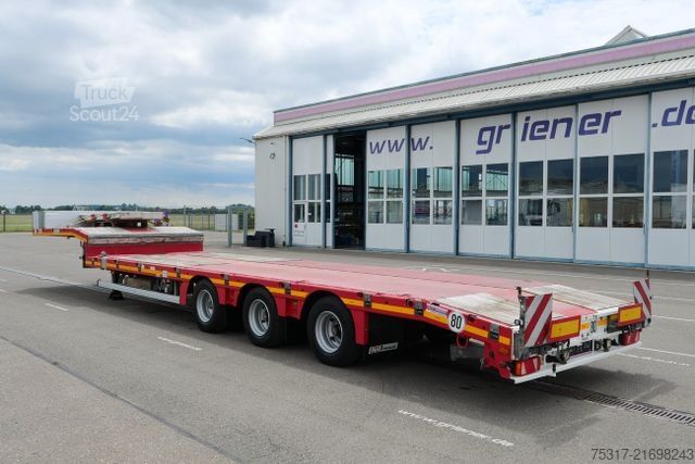 Dieplader oplegger FAYMONVILLE MAX TRAILER  AZB 4500 mm /LENKACHSE /BPW/CONTAIN