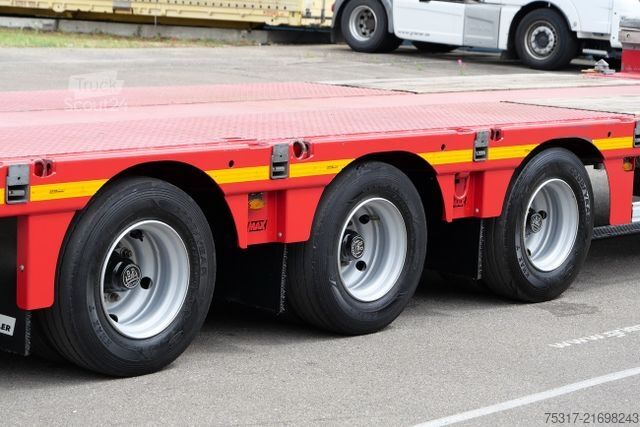 Dieplader oplegger FAYMONVILLE MAX TRAILER  AZB 4500 mm /LENKACHSE /BPW/CONTAIN