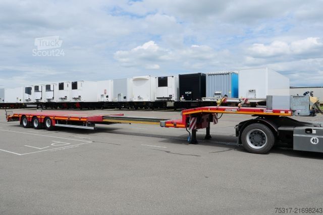 Dieplader oplegger FAYMONVILLE MAX TRAILER  AZB 4500 mm /LENKACHSE /BPW/CONTAIN