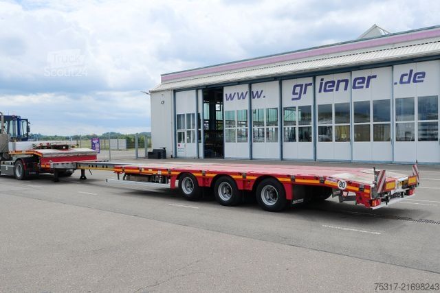 Dieplader oplegger FAYMONVILLE MAX TRAILER  AZB 4500 mm /LENKACHSE /BPW/CONTAIN