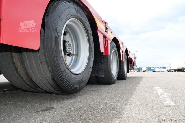 Dieplader oplegger FAYMONVILLE MAX TRAILER  AZB 4500 mm /LENKACHSE /BPW/CONTAIN