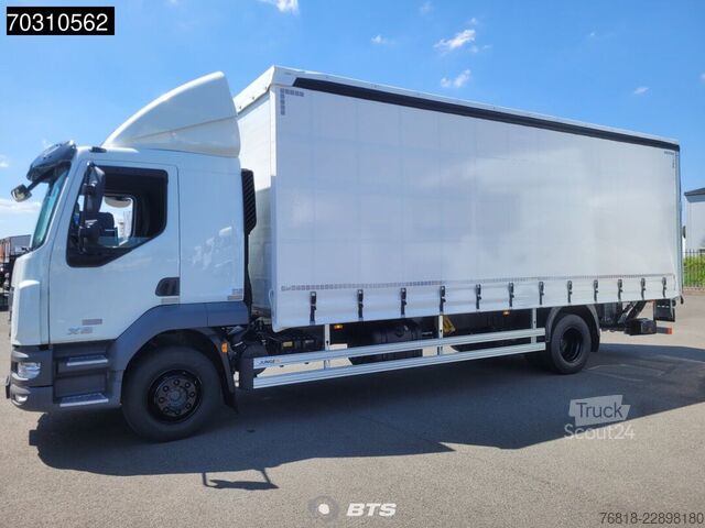 Flaklastbil med kapell DAF XB 260 4X2 FA VDC 16t - Kundenspezifikation Curt