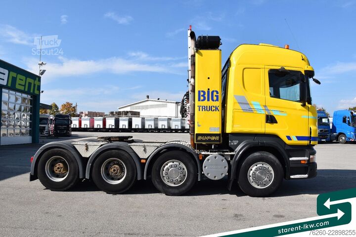 Autocamion greu SCANIA R560 V8 8x4 Retarder 2-Leiter Hydraulik Standkl.