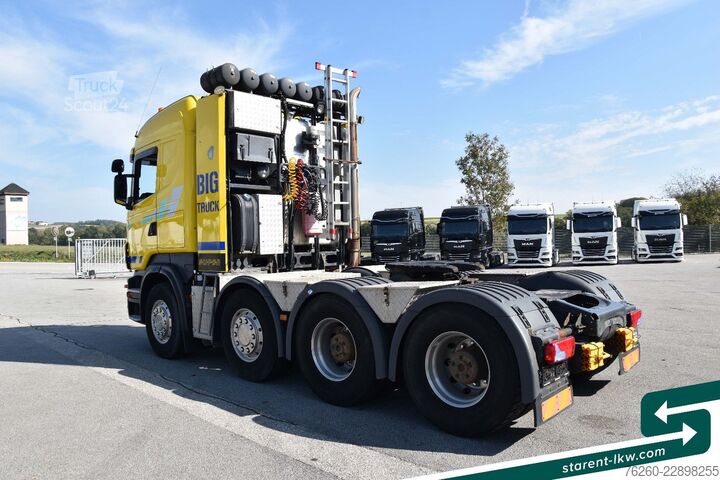 Autocamion greu SCANIA R560 V8 8x4 Retarder 2-Leiter Hydraulik Standkl.