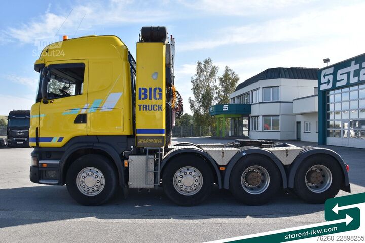 Autocamion greu SCANIA R560 V8 8x4 Retarder 2-Leiter Hydraulik Standkl.