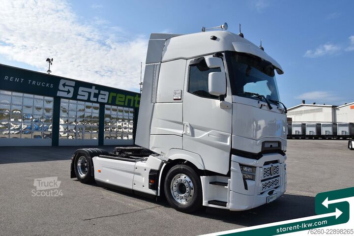 Tractora standard RENAULT T520 Vollluftfederung Retader Standklima ACC ALU