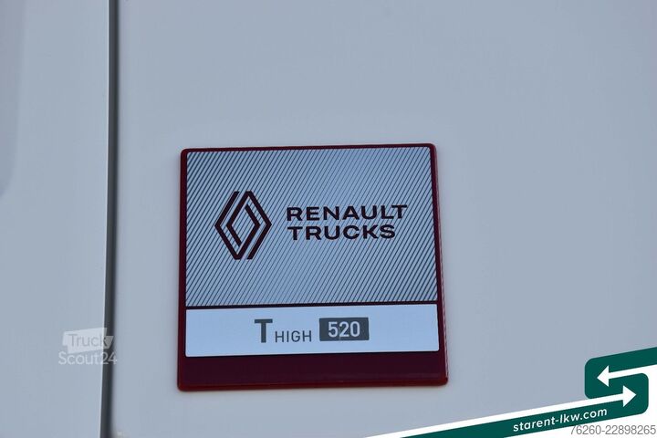 Tractora standard RENAULT T520 Vollluftfederung Retader Standklima ACC ALU