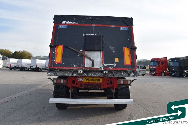 Semi-reboque basculante WIELTON 3-Achs Kipper 33m³ elektrisches Verdeck Alufelge
