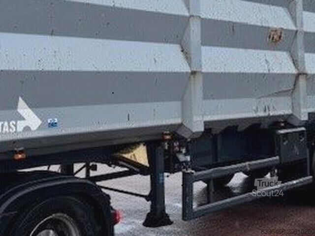 Semi-remorque à benne basculante Stas FerroStar 60m³ HARDOX Stahlkipper/3Achse