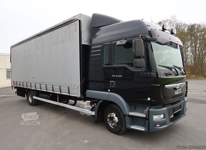 Camion à plateau & bâche MAN TGL 12.220 BL