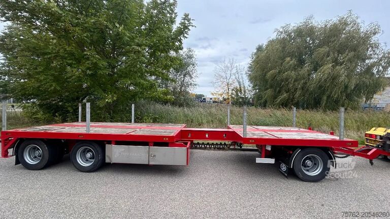 Plattformanhänger DRACO Uitschuifbaar | top condition | apk | liftas
