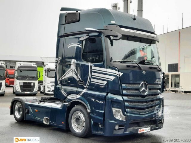 Lielapjoma vilcējs MERCEDES-BENZ 1851 LS ACTROS Giga Retarder Standklima Alu