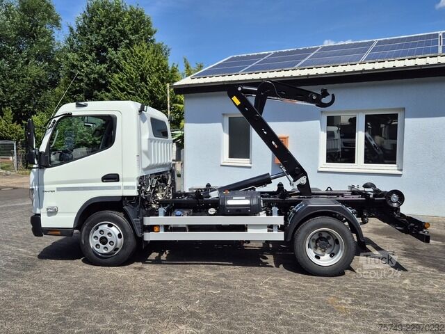 Telehoist krokløftbil Fuso Fuso Canter 7C18 City Abrollkipper AHK Kurz