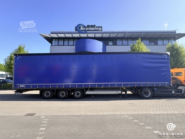Open semitrailer with tarp SCHMITZ CARGOBULL SCS 24/L - 13.62 Mega Lift XL