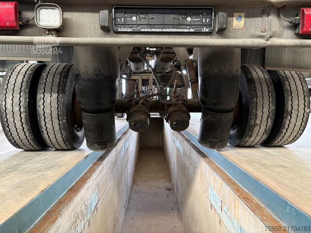 напівпричіп зі змінним шасі x 15xLafette Zwilling Verzinkt lange Bälge