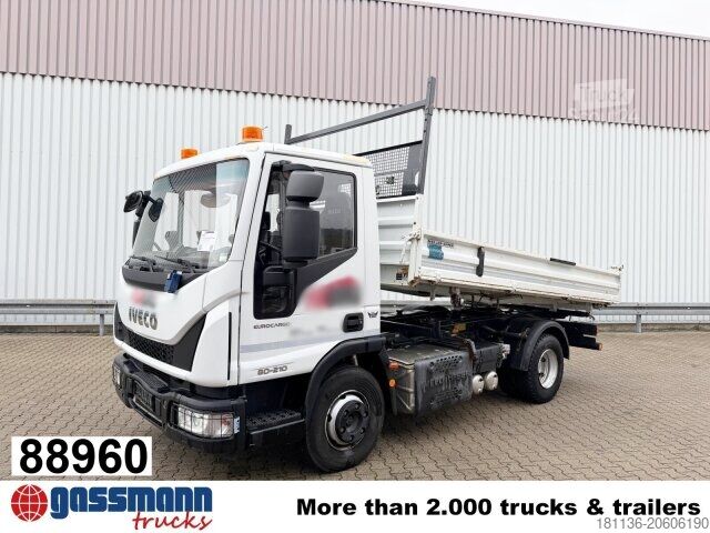 Transporter mit Kipper Iveco EuroCargo ML80E21 K 4x2, 2x AHK